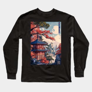 Tardis in Japan Long Sleeve T-Shirt